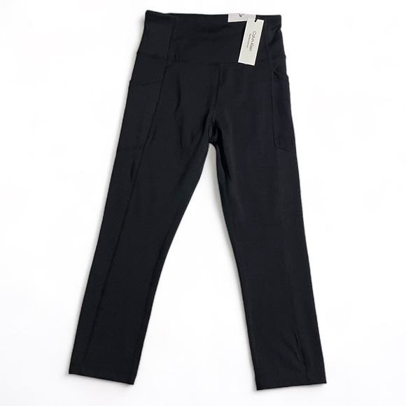 Calvin Klein Performance Women's Super High Waist Cropped Tights - Picture 2 of 11